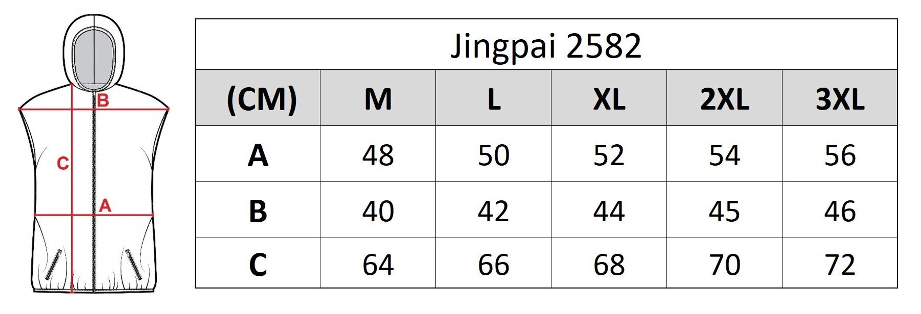 Miesten liivi Jingpai 2582, musta hinta ja tiedot | Miesten liivit | hobbyhall.fi