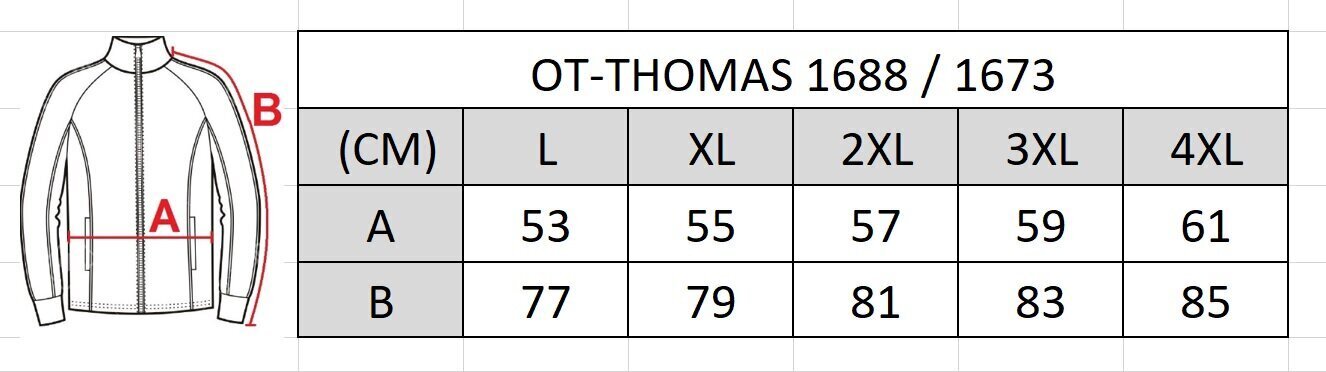 Miesten vetoketjullinen pusero Ot-thomas 1673, laivastonsininen hinta ja tiedot | Miesten neuleet ja villapaidat | hobbyhall.fi