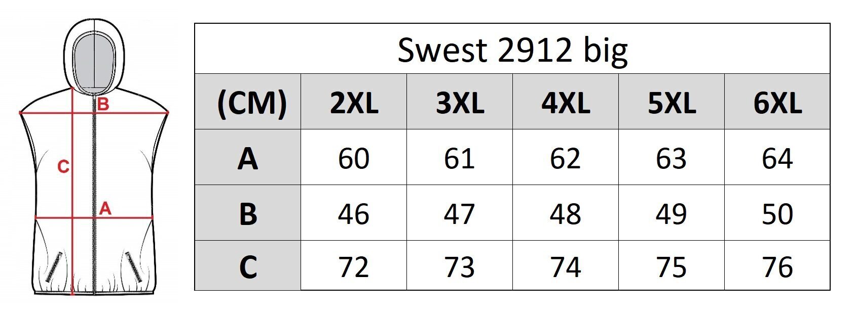 Miesten liivi Swest 2912, musta hinta ja tiedot | Miesten liivit | hobbyhall.fi