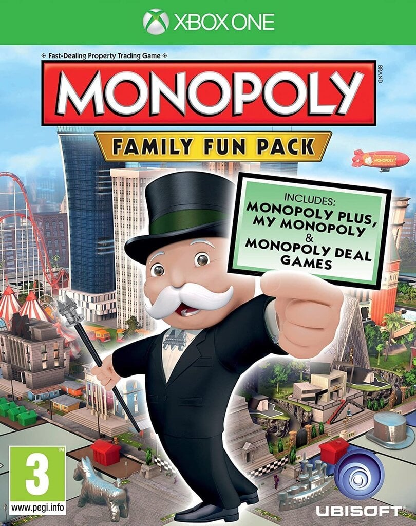 Xbox One peli Monopoly Family Fun Pack hinta ja tiedot | Tietokone- ja konsolipelit | hobbyhall.fi