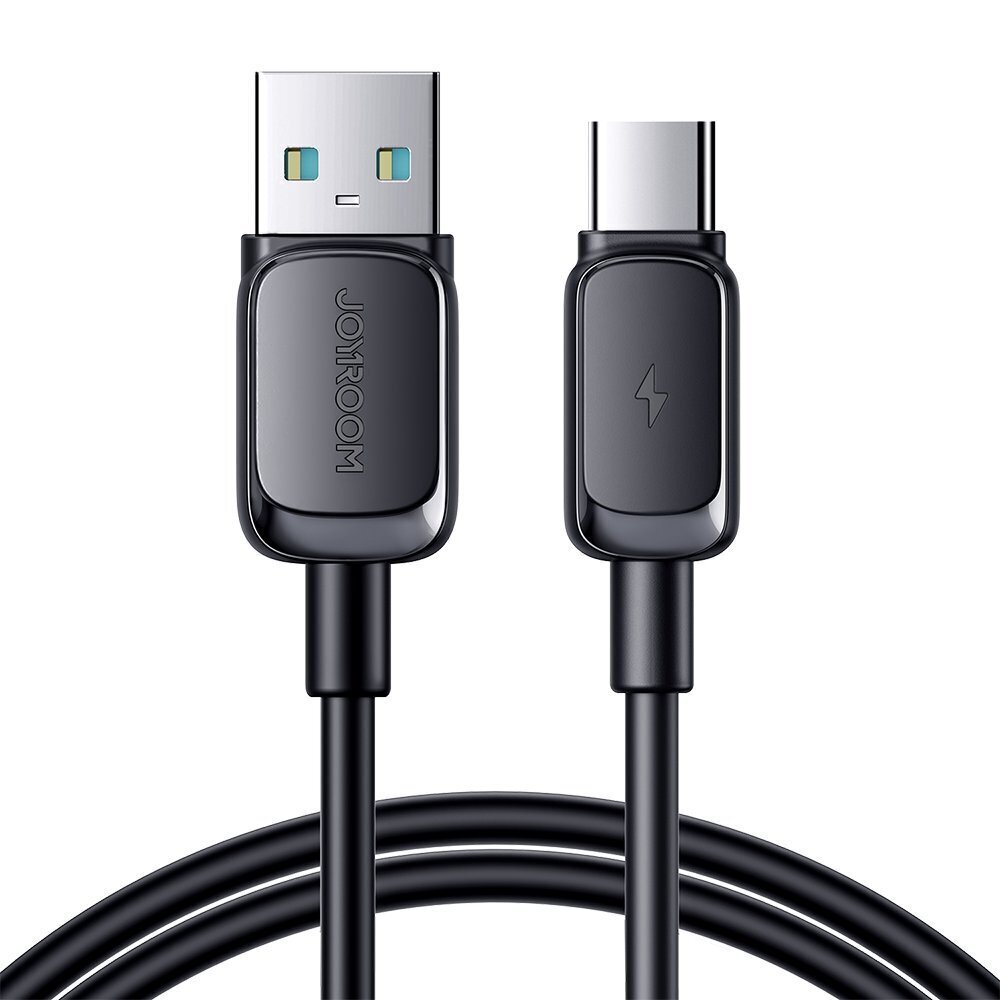 USB - USB-C 3A 1.2m Joyroom S-AC027A14, musta hinta ja tiedot | Puhelinkaapelit | hobbyhall.fi