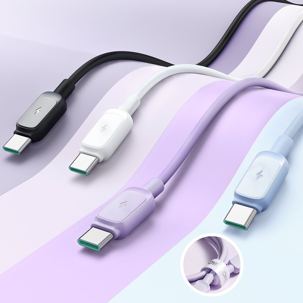 USB - USB-C 3A 1.2m Joyroom S-AC027A14, musta hinta ja tiedot | Puhelinkaapelit | hobbyhall.fi