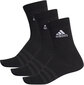 Adidas Sukat Light Crew 3PP Black hinta ja tiedot | Miesten sukat | hobbyhall.fi