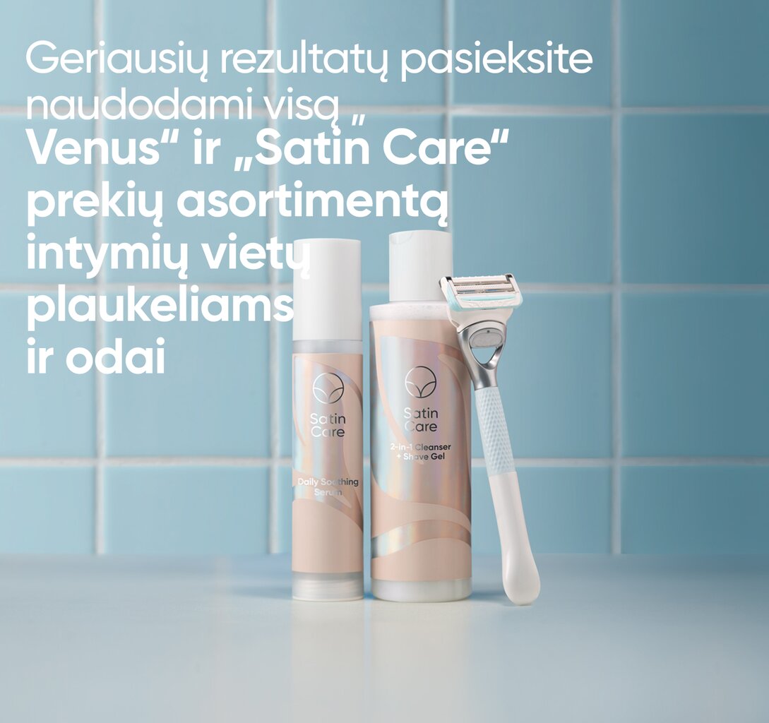 Karvanajogeeli Venus Satin care, 190 ml hinta ja tiedot | Parranajo ja karvanpoisto | hobbyhall.fi