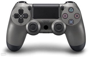 Games World PS4 Doubleshock 4 V2 langaton peliohjain/ohjain, harmaa (teräsmusta) PS4/PS5/Android/iOS hinta ja tiedot | Ohjaimet ja lisätarvikkeet | hobbyhall.fi