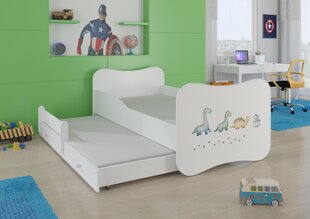 Gonzalo II Dinosaurs -lastensänky, 160 x 80 cm + patja hinta ja tiedot | Lastensängyt | hobbyhall.fi