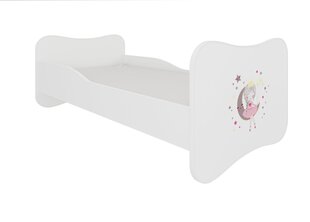 ADRK Furniture Gonzalo Sleeping Princess -lastensänky, 160 x 80 cm, valkoinen + patja hinta ja tiedot | Lastensängyt | hobbyhall.fi