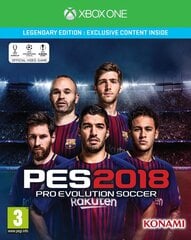 Xbox One peli Pro Evolution Soccer 2018 Legendary Edition hinta ja tiedot | Techland Pelaaminen | hobbyhall.fi