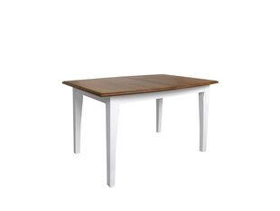 Jatkettava pöytä BRW Kalio, ruskea/valkoinen hinta ja tiedot | Ruokapöydät | hobbyhall.fi