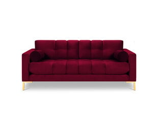 Kahden istuttava sohva Cosmopolitan Design Bali, punainen/kulta hinta ja tiedot | Sohvat ja vuodesohvat | hobbyhall.fi
