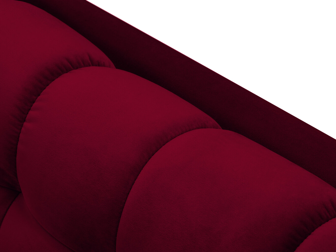 Kolmen istuttava sohva Cosmopolitan Design Bali, punainen/kulta hinta ja tiedot | Sohvat ja vuodesohvat | hobbyhall.fi