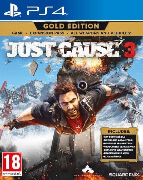 PlayStation 4 peli : Just Cause 3 Gold Edition hinta ja tiedot | Tietokone- ja konsolipelit | hobbyhall.fi