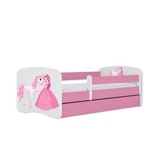 Lasten sänky patjalla Kocot Kids Babydreams, 80x180 cm, vaaleanpunainen hinta ja tiedot | Lastensängyt | hobbyhall.fi