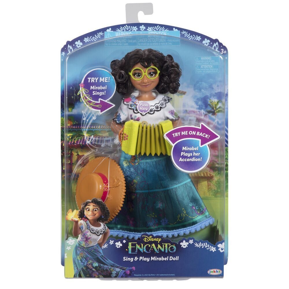 Jakks Pacific Disney Encanto Mirabel -laulava nukke hinta ja tiedot | Tyttöjen lelut | hobbyhall.fi