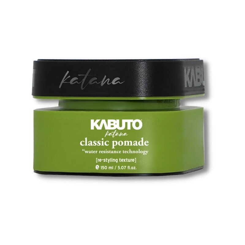 Kabuto Katana Classic Pomade, kermainen muotoilutahna hiuksille, 150ml hinta ja tiedot | Kampaamotuotteet | hobbyhall.fi
