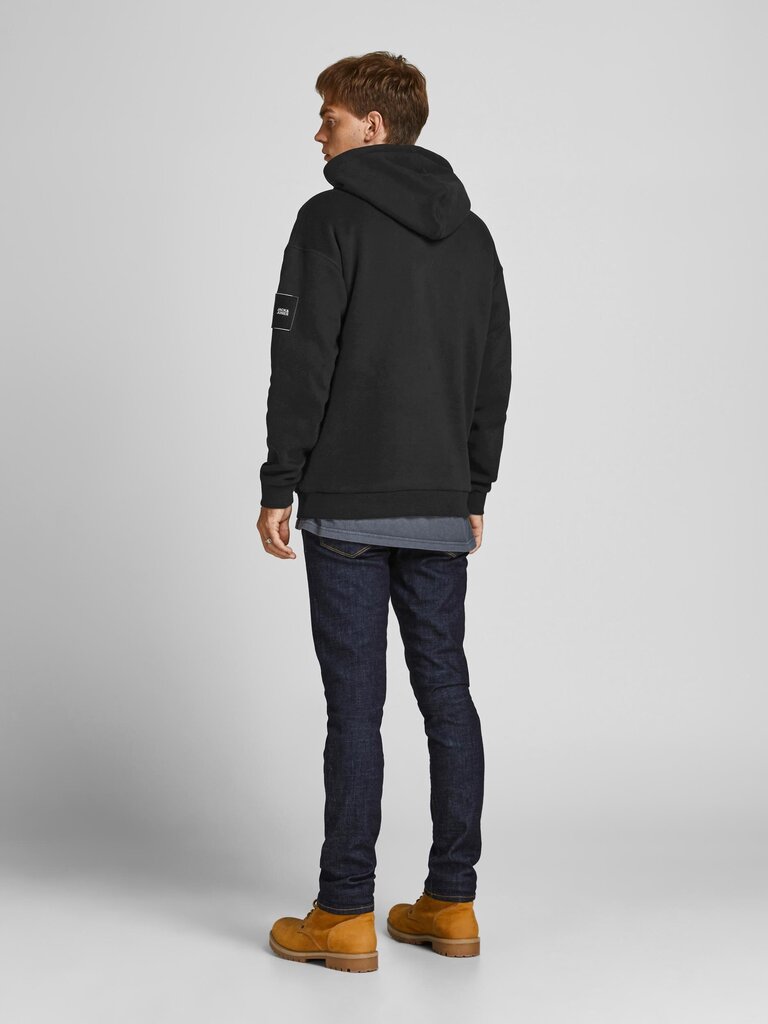 JACK & JONES miesten collegepaita 12193489*03, musta hinta ja tiedot | Miesten puserot ja hupparit | hobbyhall.fi