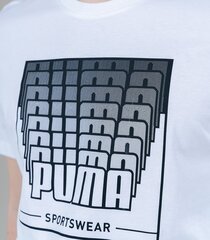 Puma miesten T-paita 848564*02, valkoinen hinta ja tiedot | Miesten T-paidat | hobbyhall.fi