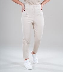 Zabaione naisten housut CARLA PD*01, beige hinta ja tiedot | Naisten vapaa-ajan housut | hobbyhall.fi