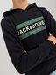 Jack & Jones lasten collegepaita 12220968*02, musta hinta ja tiedot | Poikien puserot, liivit ja jakut | hobbyhall.fi