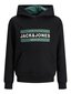 Jack & Jones lasten collegepaita 12220968*02, musta hinta ja tiedot | Poikien puserot, liivit ja jakut | hobbyhall.fi