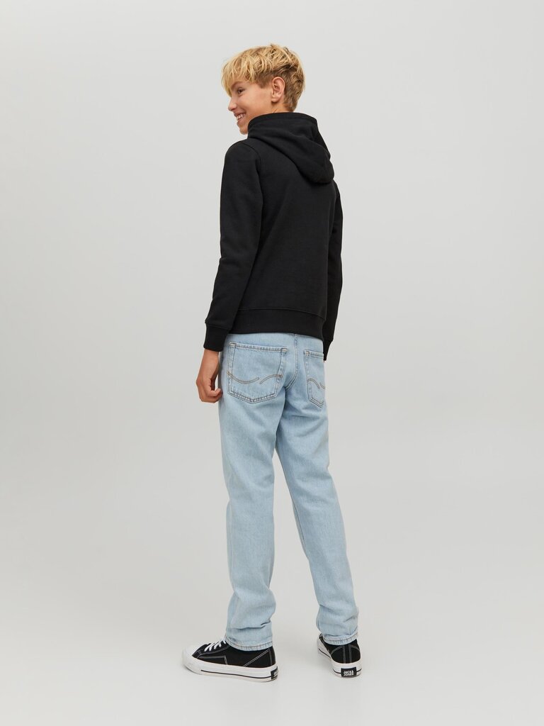 Jack & Jones lasten collegepaita 12220968*02, musta hinta ja tiedot | Poikien puserot, liivit ja jakut | hobbyhall.fi