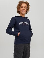 Jack & Jones lasten collegepaita 12220968*03, tummansininen hinta ja tiedot | Poikien puserot, liivit ja jakut | hobbyhall.fi