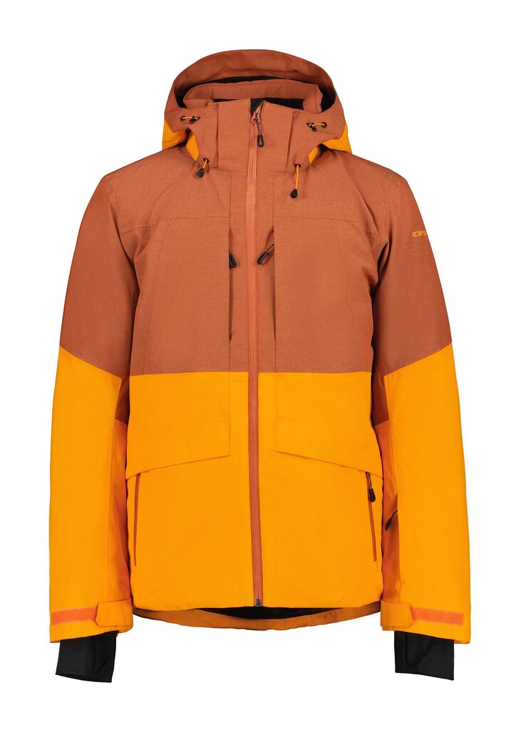 Icepeak miesten takki 100g Callahan 56226-2P*460, ruskea/oranssi hinta ja tiedot | Miesten ulkoilutakit | hobbyhall.fi