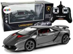 Lamborghini kauko-ohjattava urheiluauto, harmaa hinta ja tiedot | Poikien lelut | hobbyhall.fi