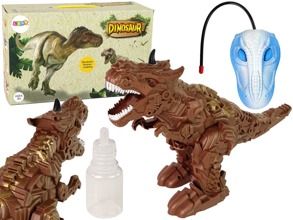 Kauko-ohjattava dinosaurus, joka päästää höyryjä Lean Toys hinta ja tiedot | Poikien lelut | hobbyhall.fi