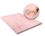 Silkkinen korkea matto Rabbit pinkki 120x170