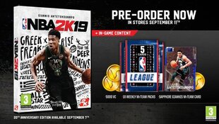 NBA 2K19 Xbox One hinta ja tiedot | Tietokone- ja konsolipelit | hobbyhall.fi