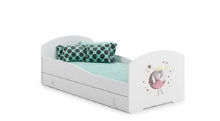 Pepe Sleeping Princess -lastensänky, 160 x 80 cm + patja + vuodevaatelaatikko hinta ja tiedot | Lastensängyt | hobbyhall.fi