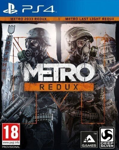 PlayStation 4 peli : Metro Redux: 2033 and Last Light hinta ja tiedot | Tietokone- ja konsolipelit | hobbyhall.fi