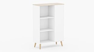 ADRK Furniture Fonzi -kaappi, valkoinen hinta ja tiedot | ADRK Furniture Huonekalut ja sisustus | hobbyhall.fi