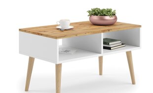 ADRK Furniture Sana -sohvapöytä, valkoinen hinta ja tiedot | Sohvapöydät | hobbyhall.fi