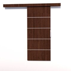 ADRK Furniture Biella 96 -liukuovi, ruskea hinta ja tiedot | Kaapit | hobbyhall.fi
