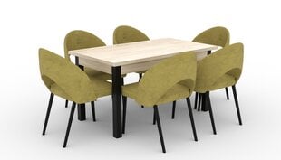 ADRK Furniture 82 Rodos -keittiöryhmä, vihreä / ruskea hinta ja tiedot | Ruokailuryhmät | hobbyhall.fi