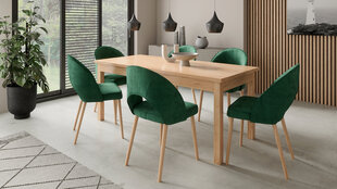 ADRK Furniture 82 Rodos -keittiöryhmä, vihreä / ruskea hinta ja tiedot | Ruokailuryhmät | hobbyhall.fi
