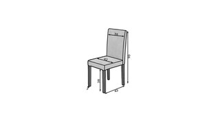 ADRK Furniture 81 Rodos -tuoli, vihreä hinta ja tiedot | Ruokapöydän tuolit | hobbyhall.fi