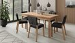 ADRK Furniture 80 Rodos -keittiöryhmä, musta / ruskea hinta ja tiedot | Ruokailuryhmät | hobbyhall.fi