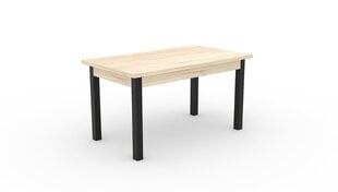 ADRK Furniture 80 Rodos -pöytä, ruskea / musta hinta ja tiedot | Ruokapöydät | hobbyhall.fi