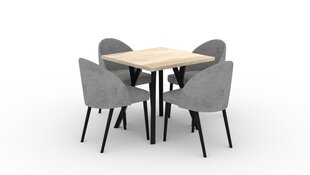 ADRK Furniture 84 Rodos -keittiöryhmä, harmaa / ruskea hinta ja tiedot | ADRK Furniture Keittiön kalusteet | hobbyhall.fi