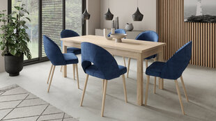 ADRK Furniture 82 Rodos -keittiöryhmä, sininen / ruskea hinta ja tiedot | Ruokailuryhmät | hobbyhall.fi