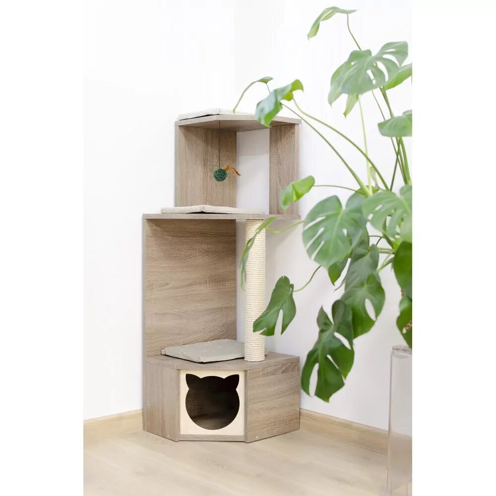 Comfy raapimispuu Wood Corner hinta ja tiedot | Raapimispuut ja kiipeilypuut | hobbyhall.fi