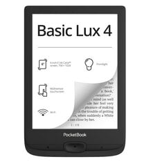 PocketBook Basic Lux 4 black hinta ja tiedot | E-kirjojen lukulaitteet | hobbyhall.fi