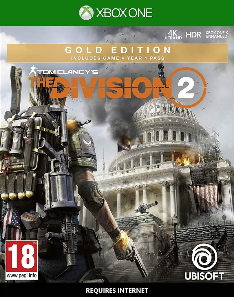 Xbox One peli Tom Clancy's The Division 2 Gold Edition incl. Year 1 Pass hinta ja tiedot | Tietokone- ja konsolipelit | hobbyhall.fi