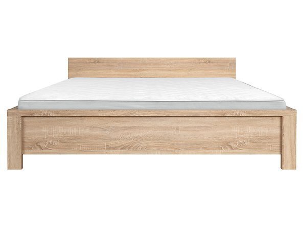 Sänky BRW Kaspian 160 x 200 cm, tammen värinen hinta ja tiedot | Sängyt | hobbyhall.fi