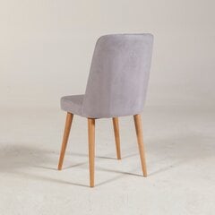 Ruokapöydän tuoli Kalune Design 869, vaaleanharmaa hinta ja tiedot | Ruokapöydän tuolit | hobbyhall.fi