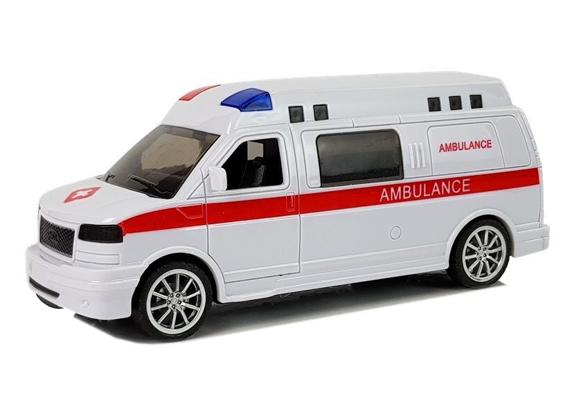 Ambulanssi, jossa on valot ja sireeni hinta ja tiedot | Poikien lelut | hobbyhall.fi