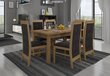 Ruokailuryhmä ADRK Furniture Rodos 7, ruskea hinta ja tiedot | Ruokailuryhmät | hobbyhall.fi